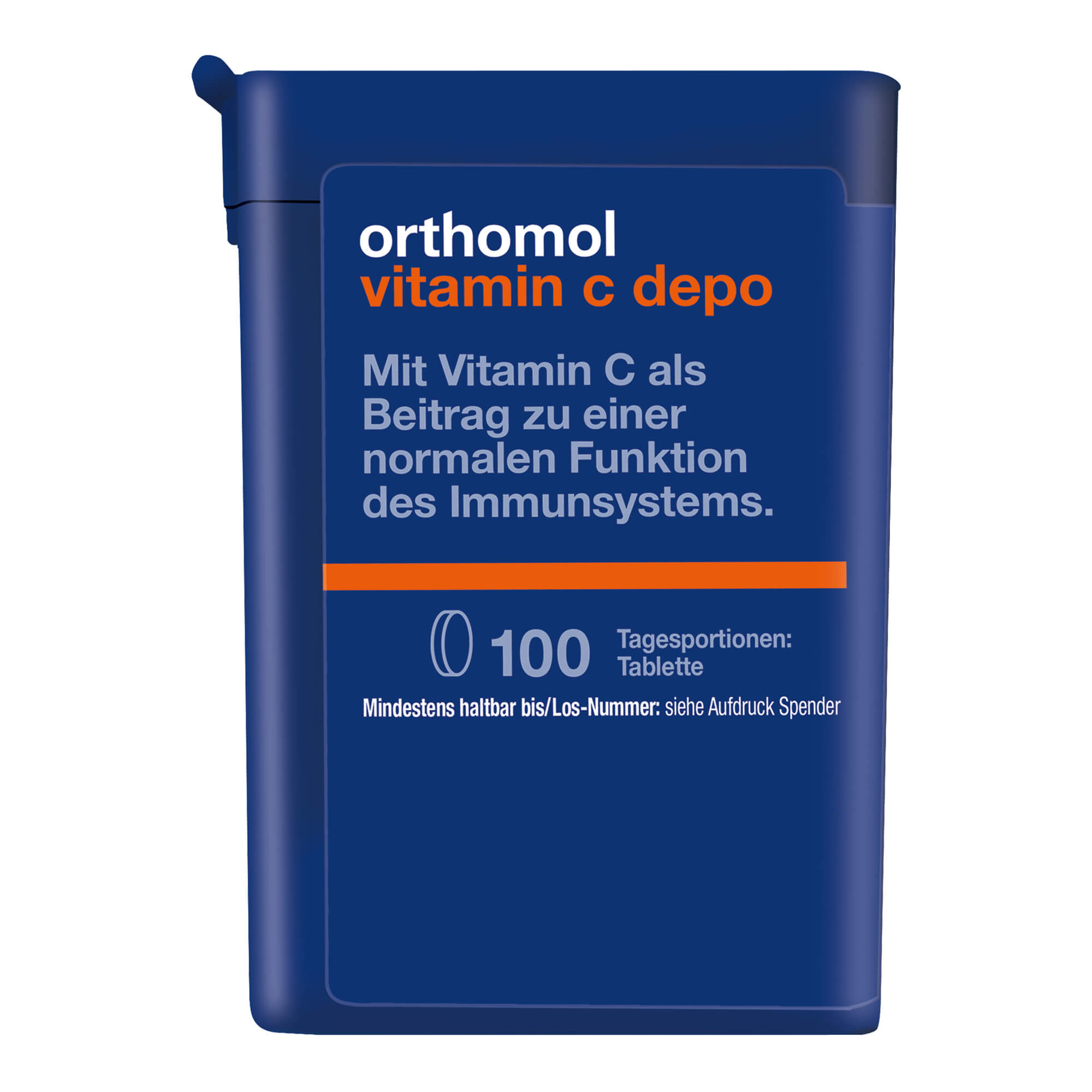 Nahrungsergänzungsmittel mit Vitamin C.