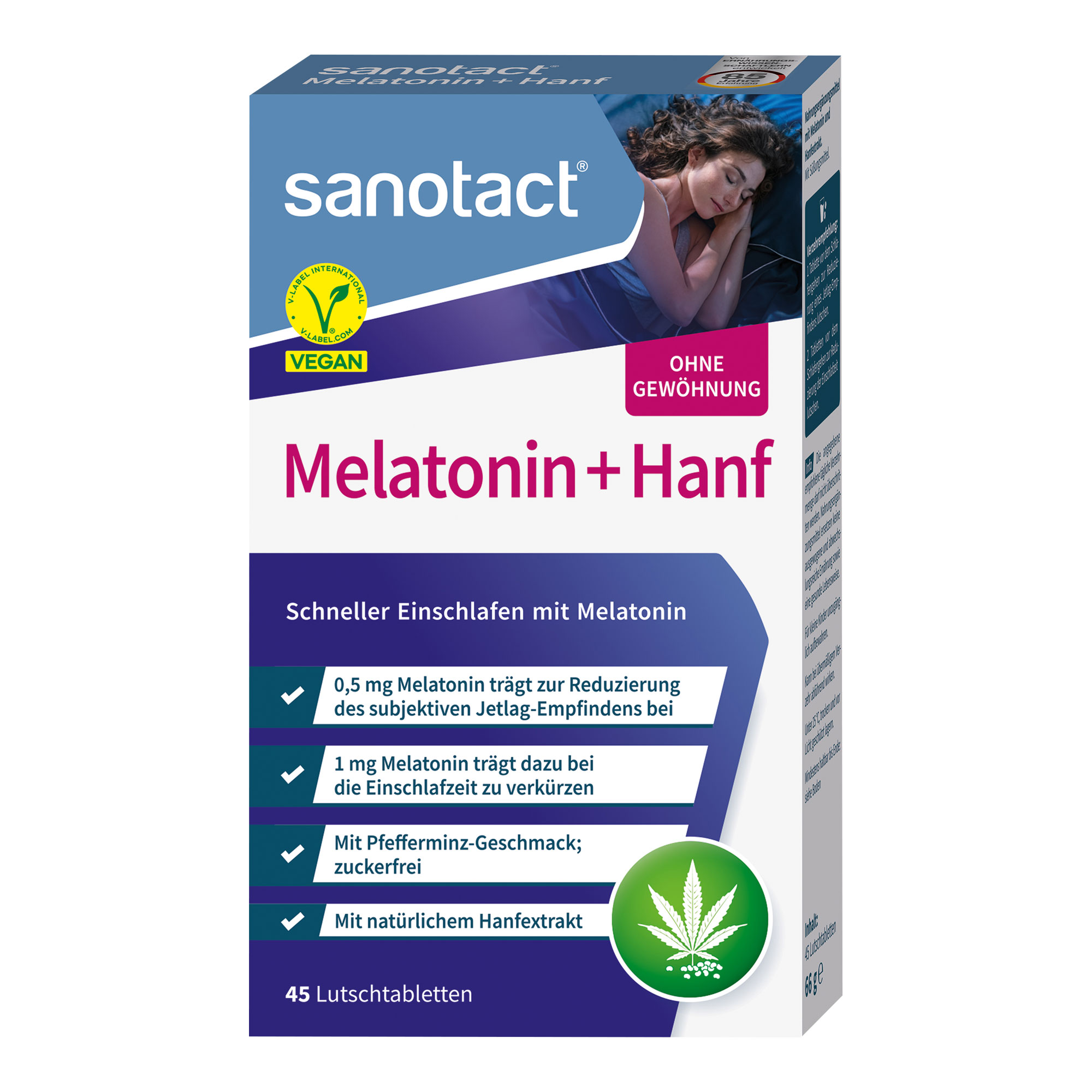 SANOTACT Hanf+Melantonin Tabletten