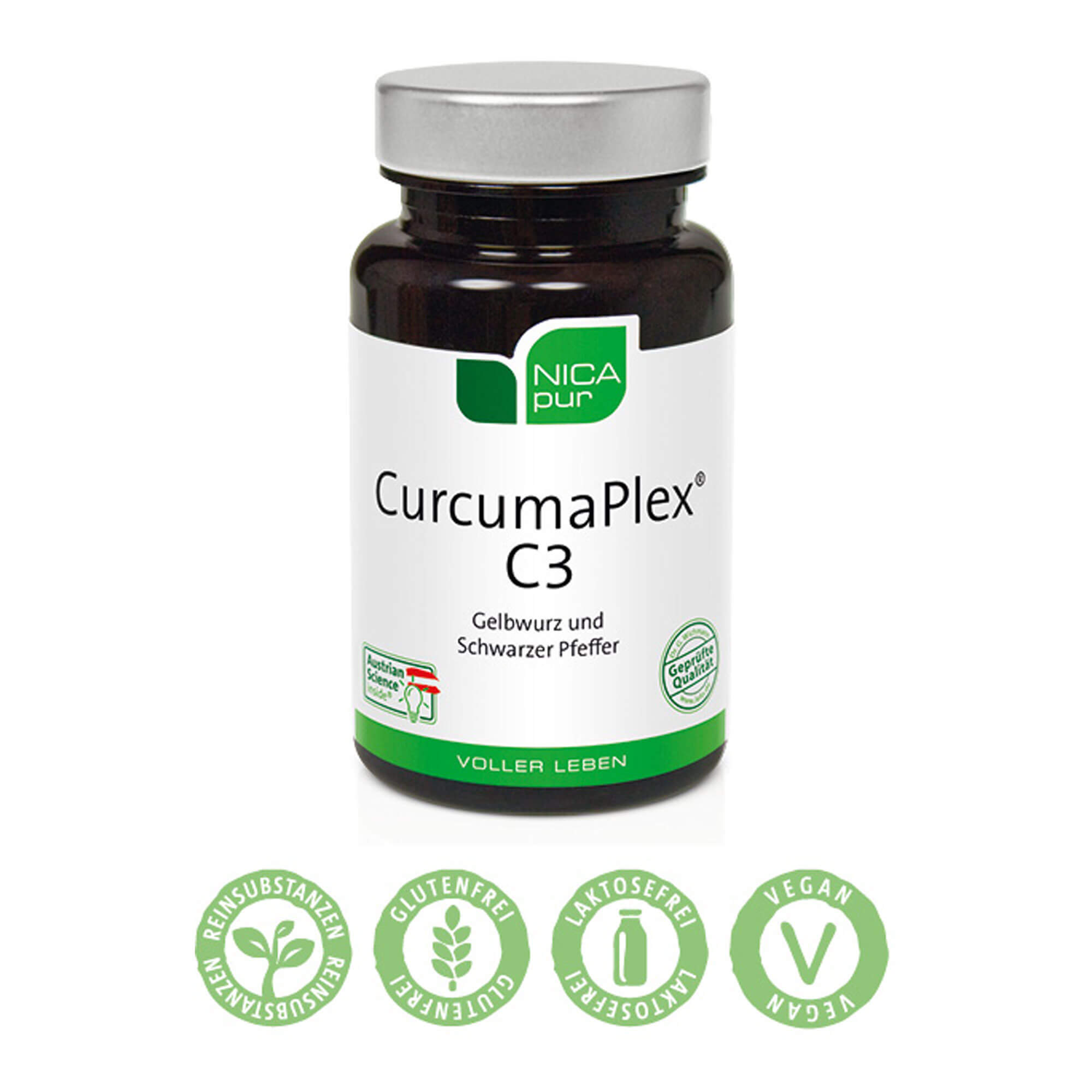 CurcumaPlex C3 Kapseln Produktmerkmale