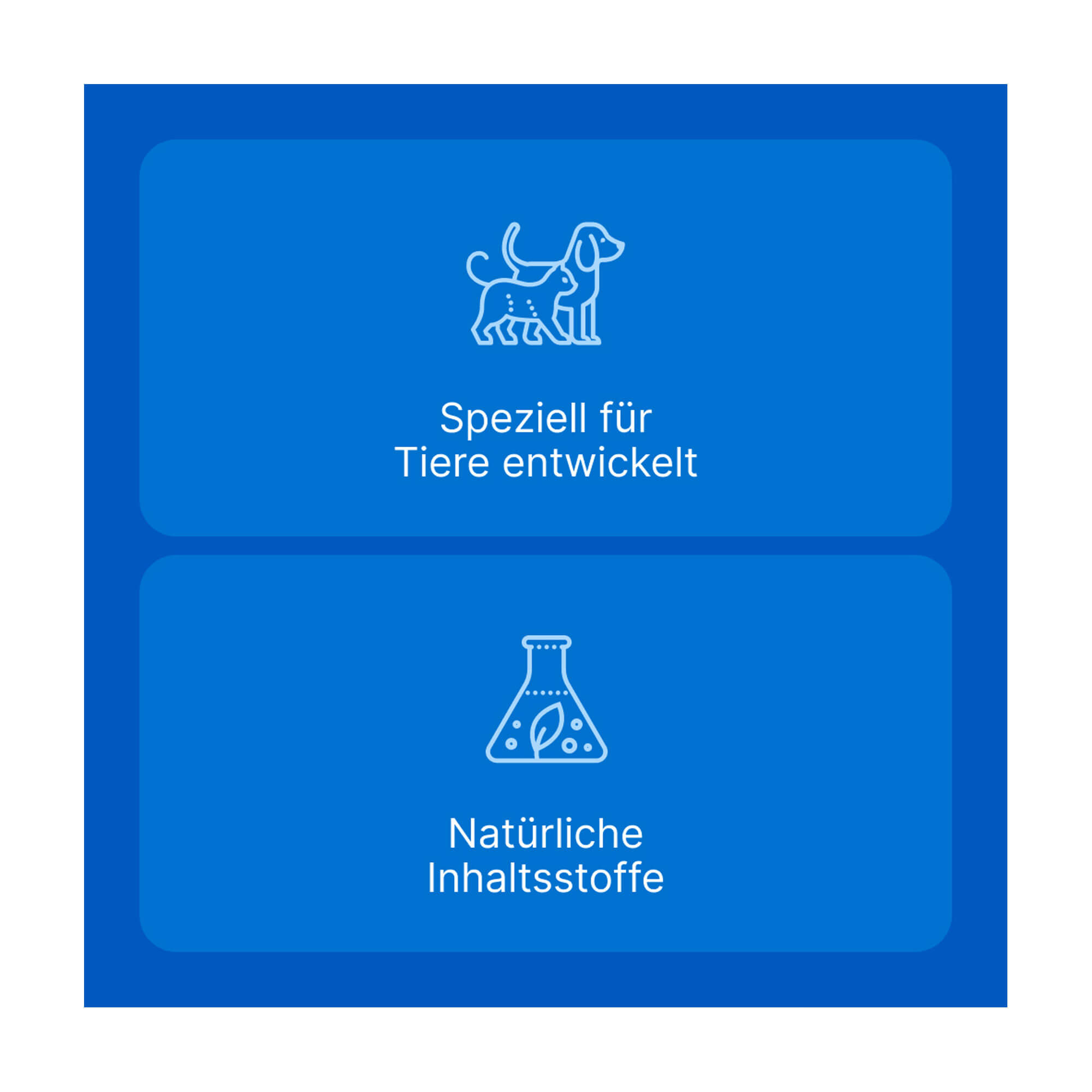 Grafik Traumeel T ad us. vet. Tabletten Speziell für Tiere entwickelt. Natürliche Inhaltsstoffe.