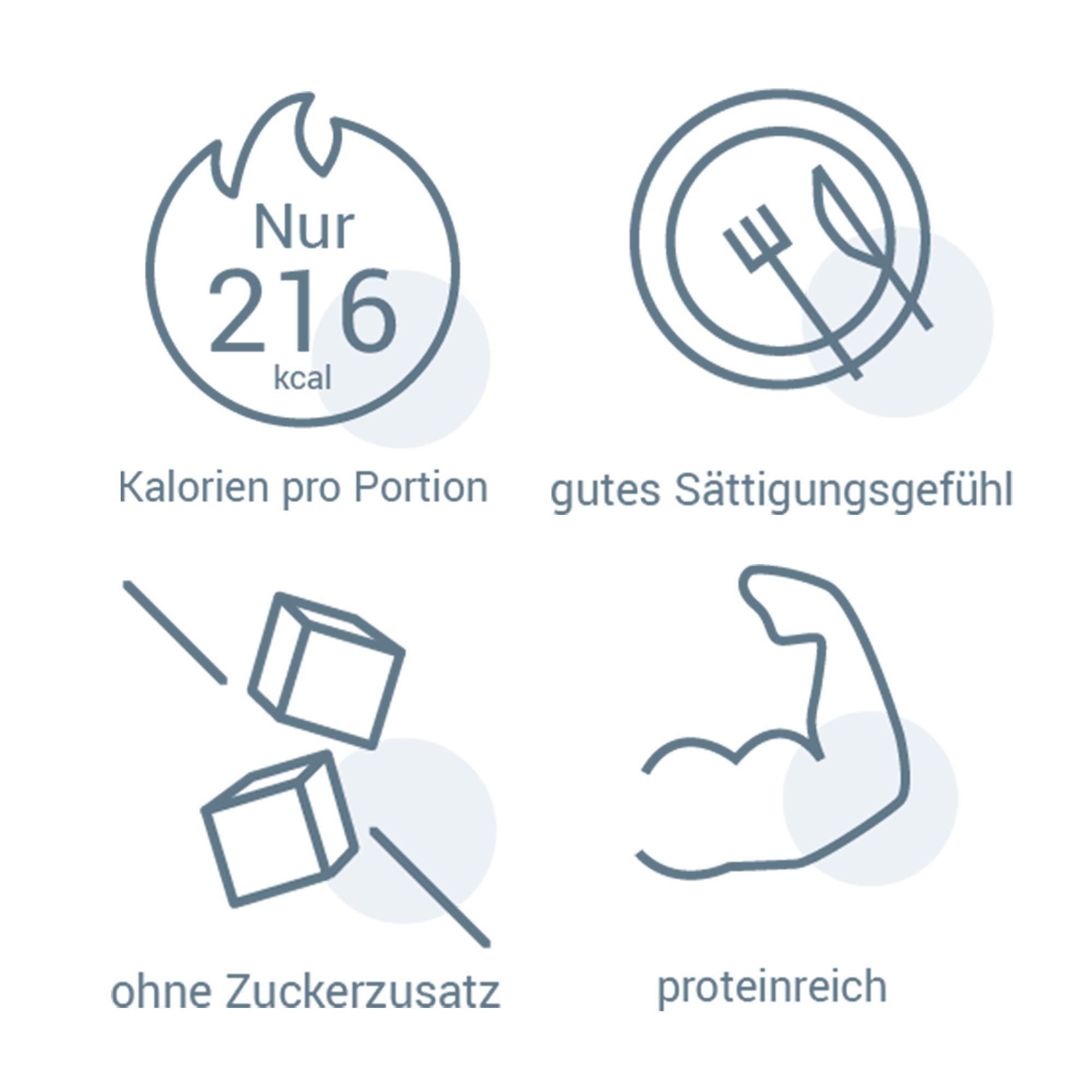 Grafik Optifast home Suppe Kartoffel-Lauch Pulver Icons Eigenschaften