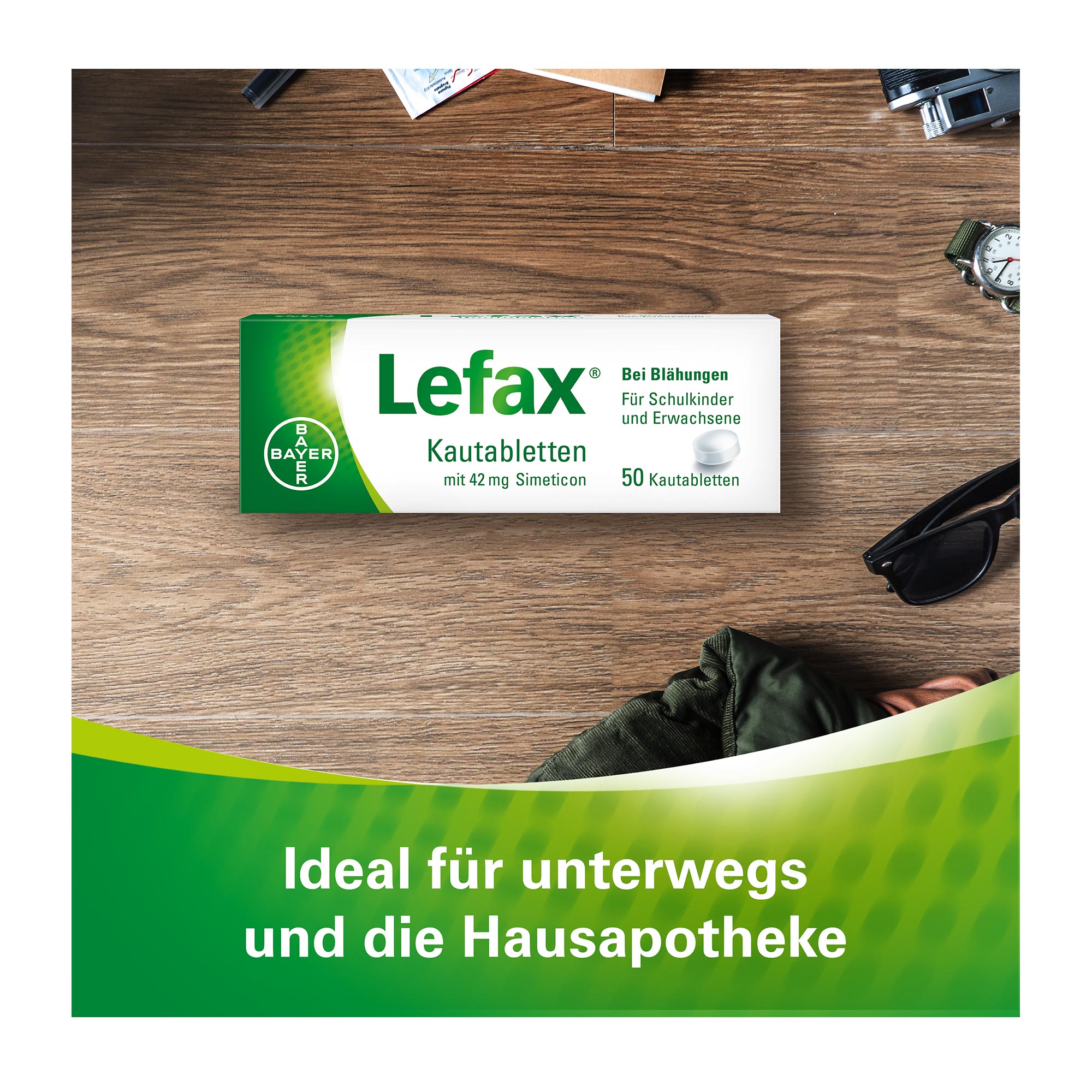 Lefax Kautabletten bei Blähungen