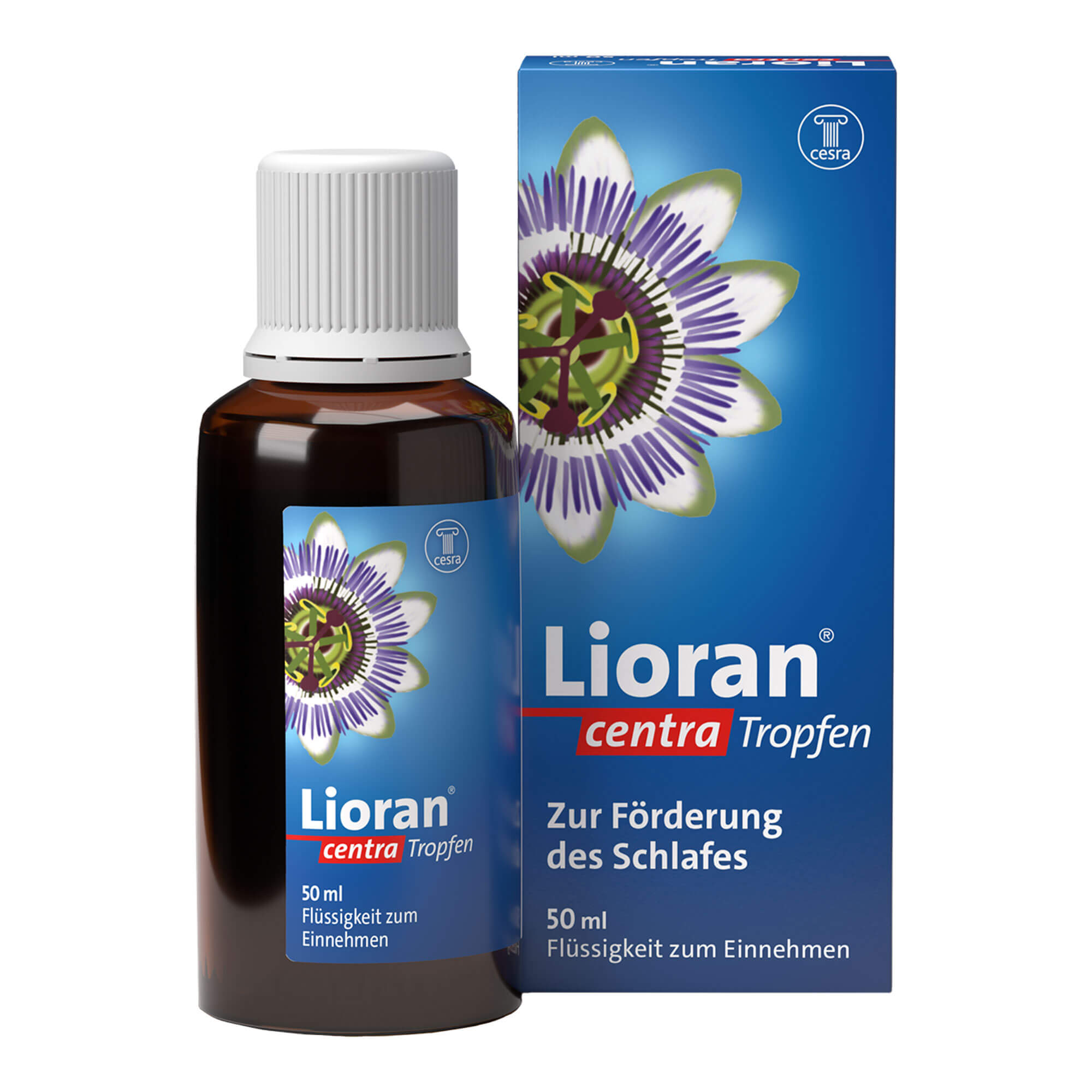 Pflanzliche Arzneimittel mit 100% Passionsblume. Zur Förderung des Schlafes.