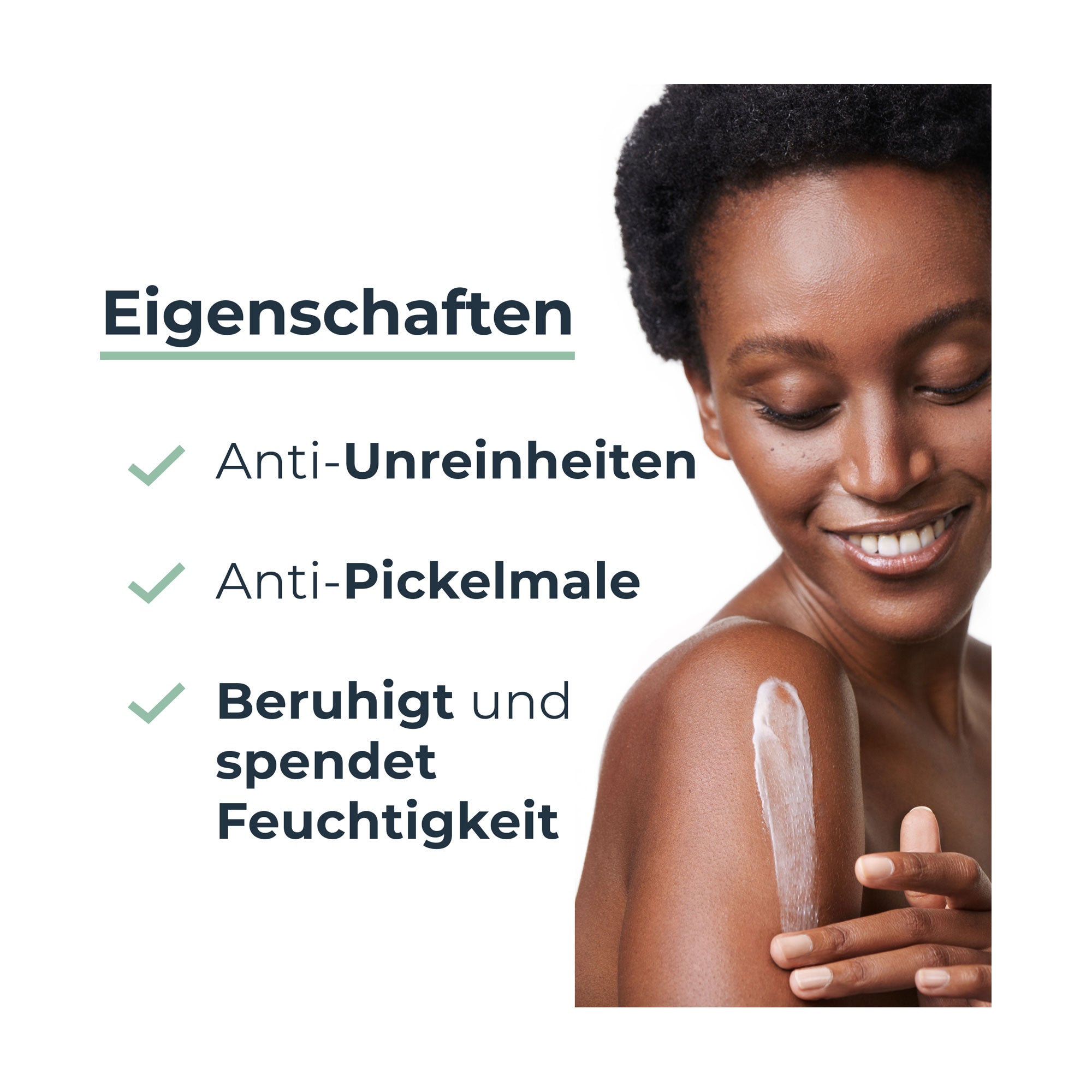 Grafik Eucerin DermoPure Triple Effect Bodycream Produkteigenschaften