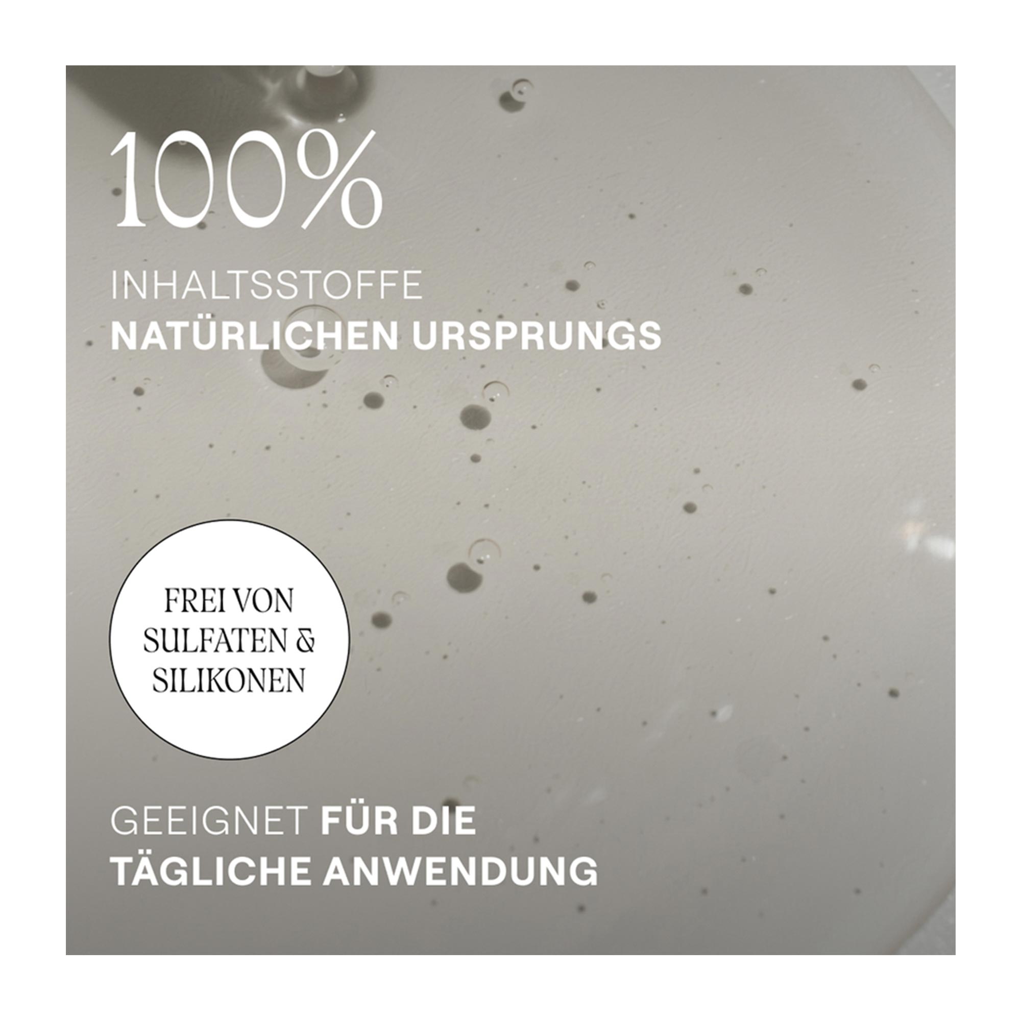 Grafik Weleda Rosmarin Revitalising Shampoo 100 % Inhaltsstoffe natürlichen Ursprungs