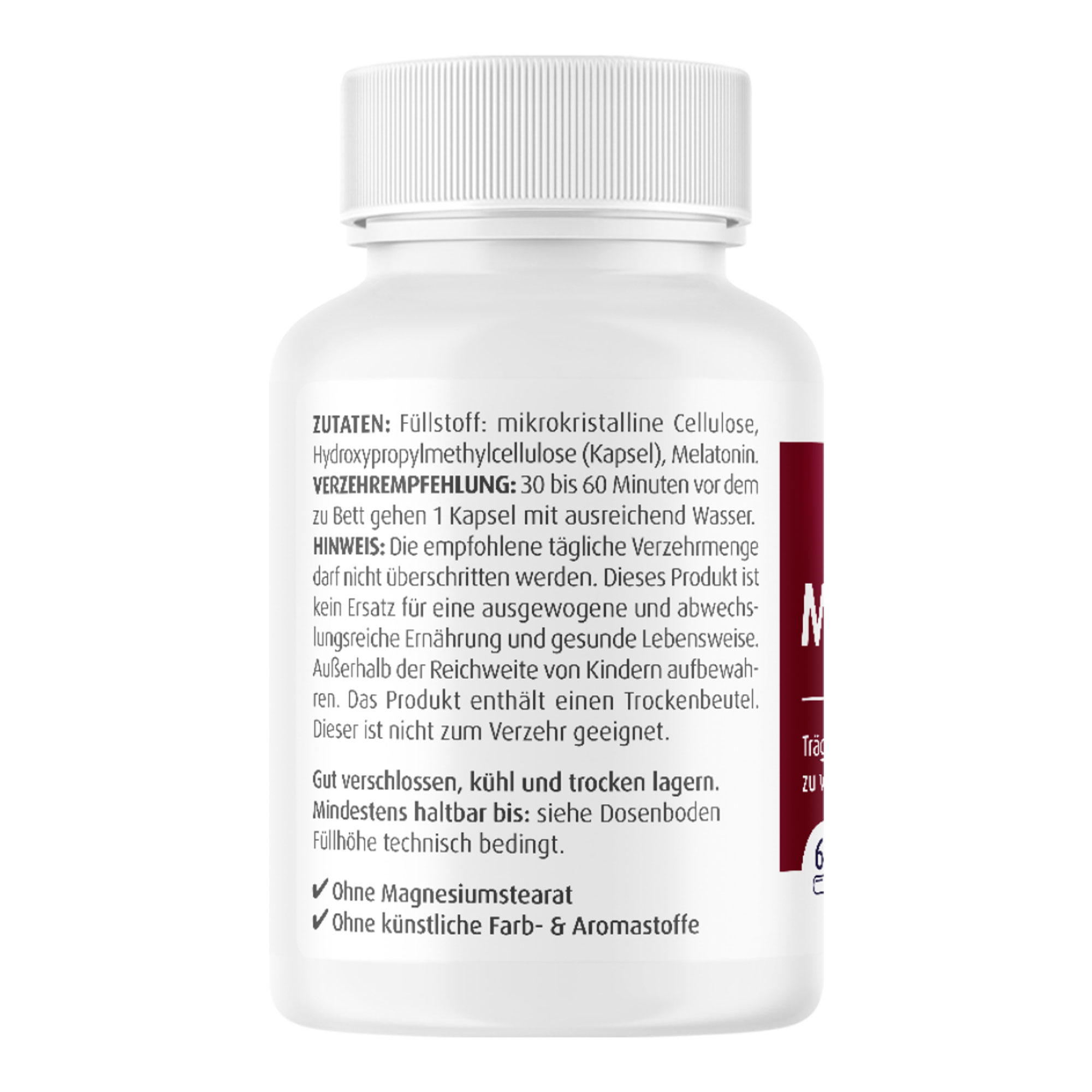 Melatonin 3 mg Kapseln Produktseite Links