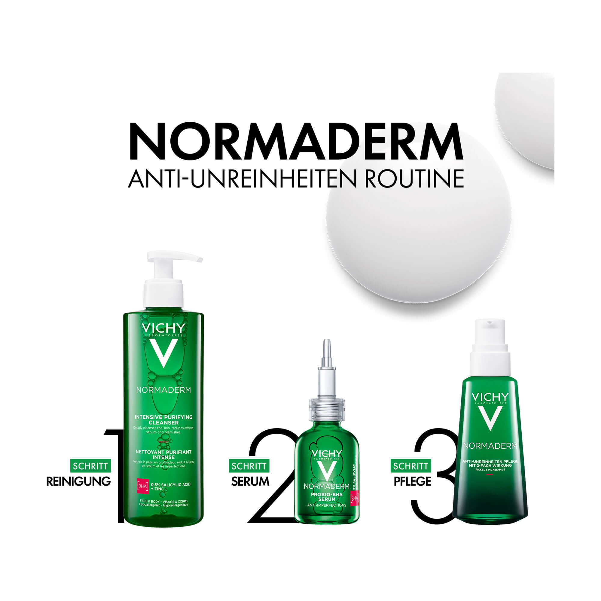 Grafik Vichy Normaderm Anti-Unreinheiten Routine