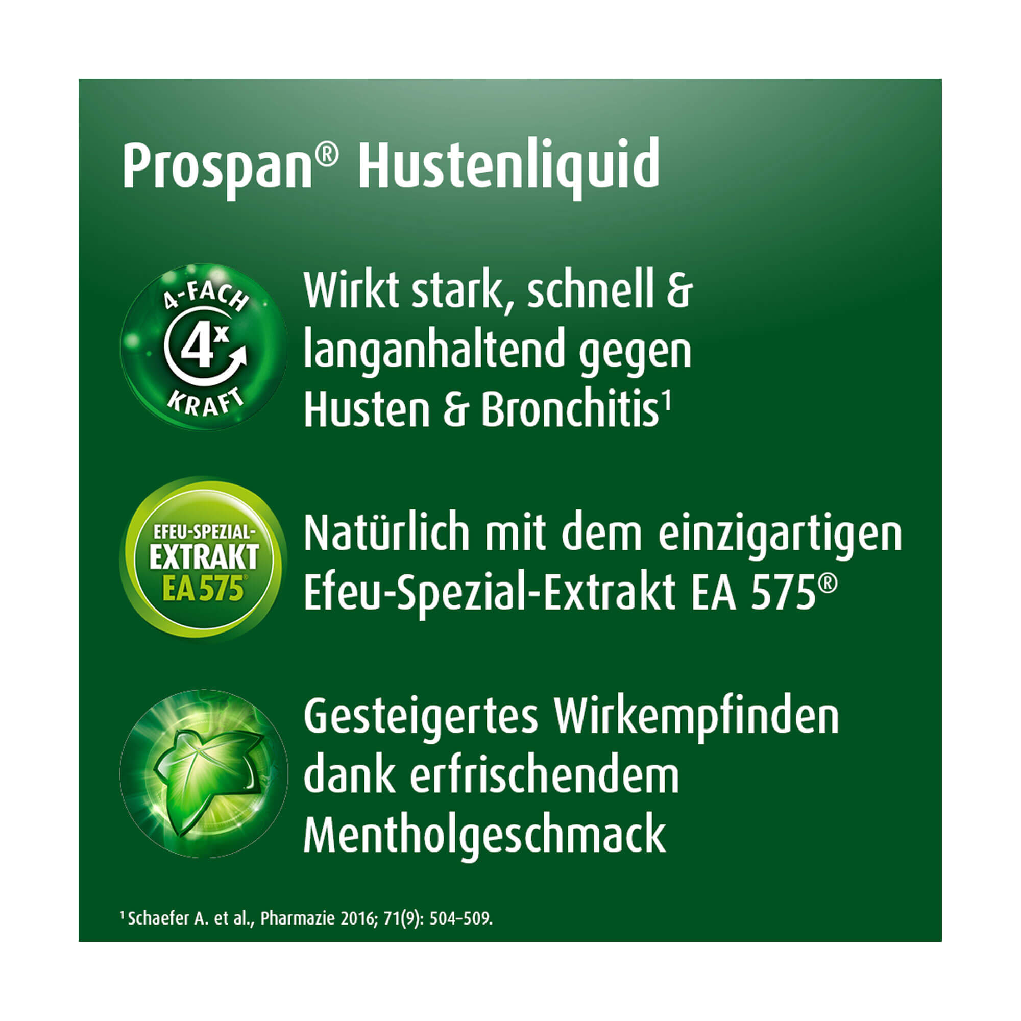 Grafik Prospan Hustenliquid Produktmerkmale