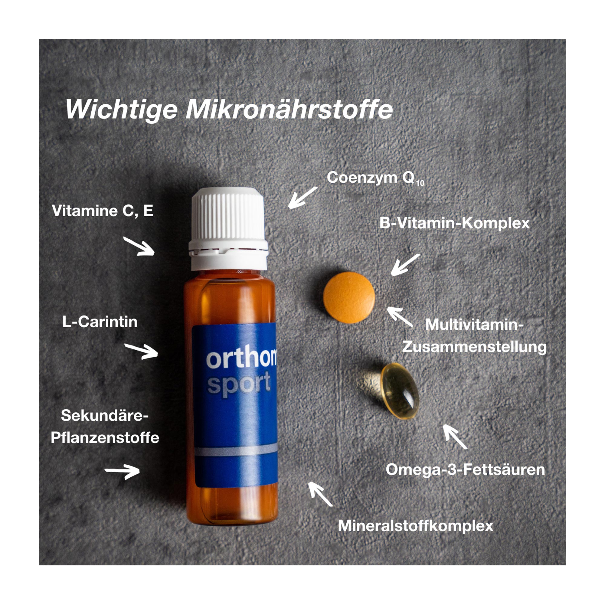 Orthomol Sport Trinkfläschchen