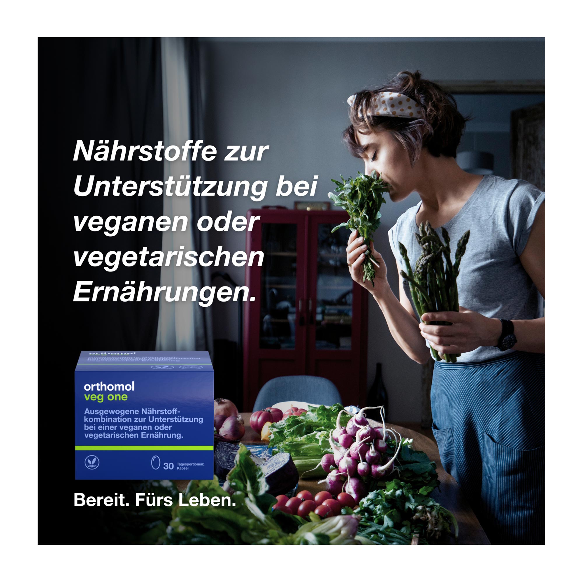 Orthomol Veg One Nährstoffe zur Unterstützung bei veganer oder vegetarischer Ernährung