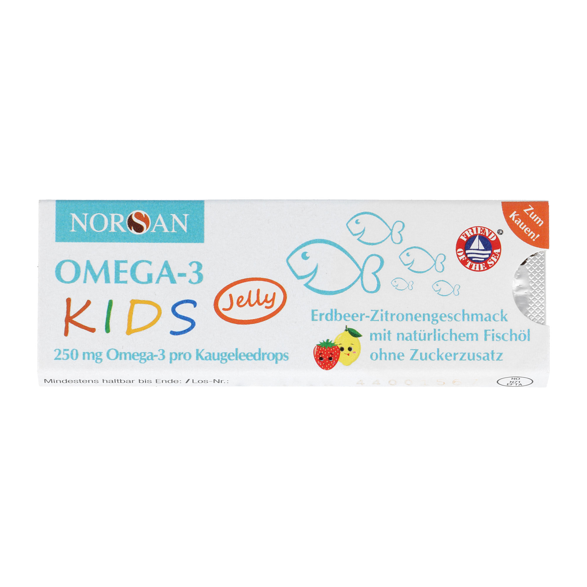 Nahrungsergänzungsmittel mit Omega-3. Für Kinder.