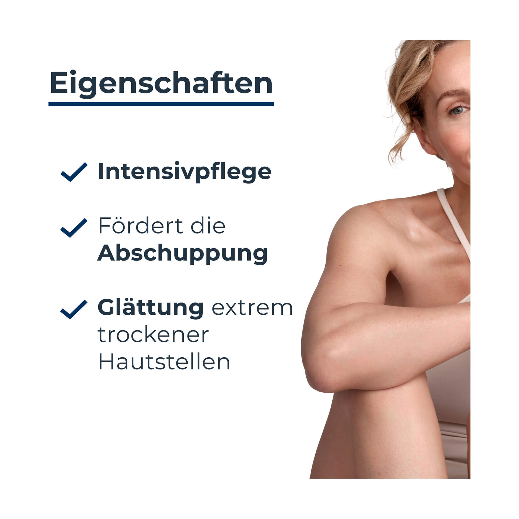 Grafik Eucerin UreaRepair Plus Intensivpflege 30% Creme Produkteigenschaften