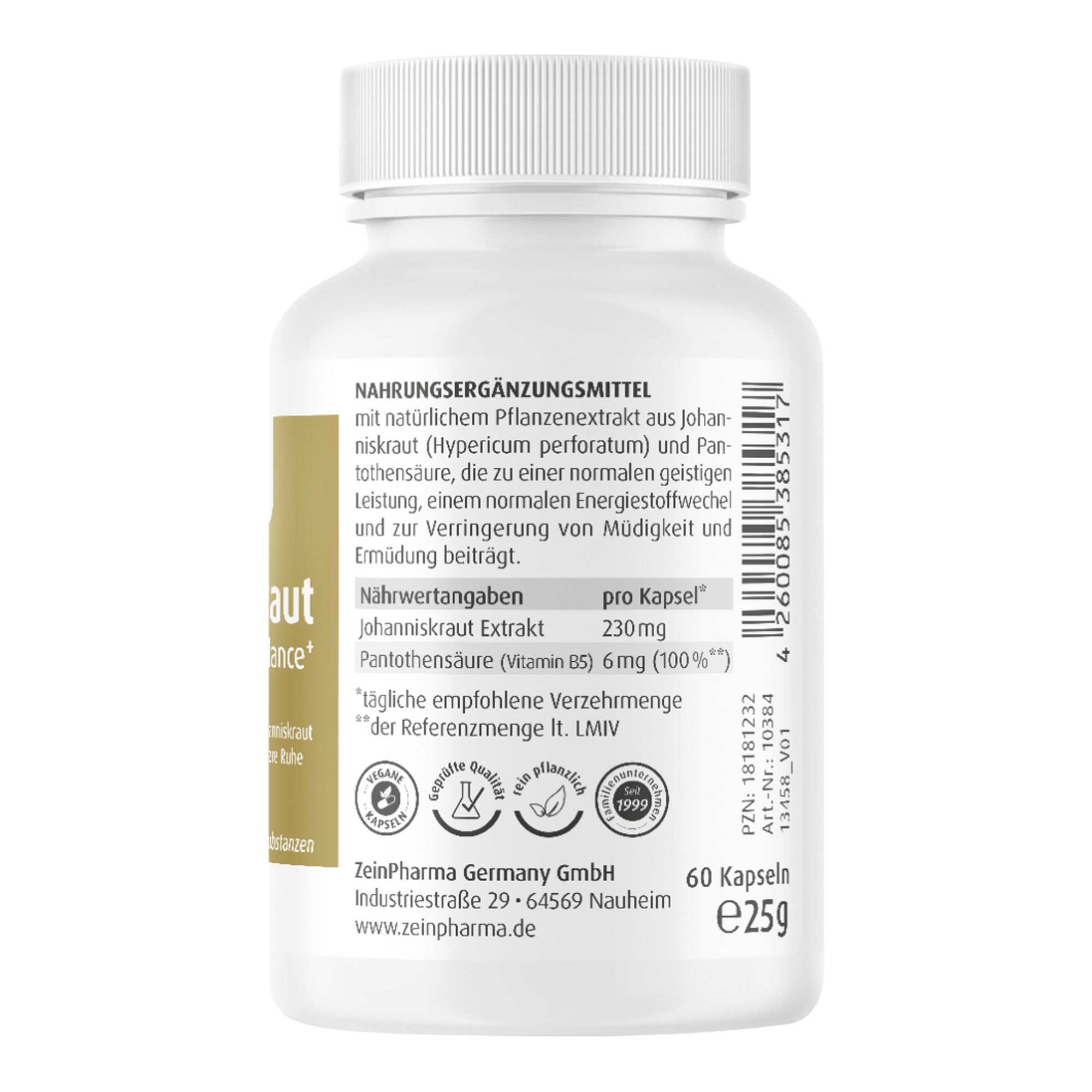 Johanniskraut Balance+ 230 mg Kapseln