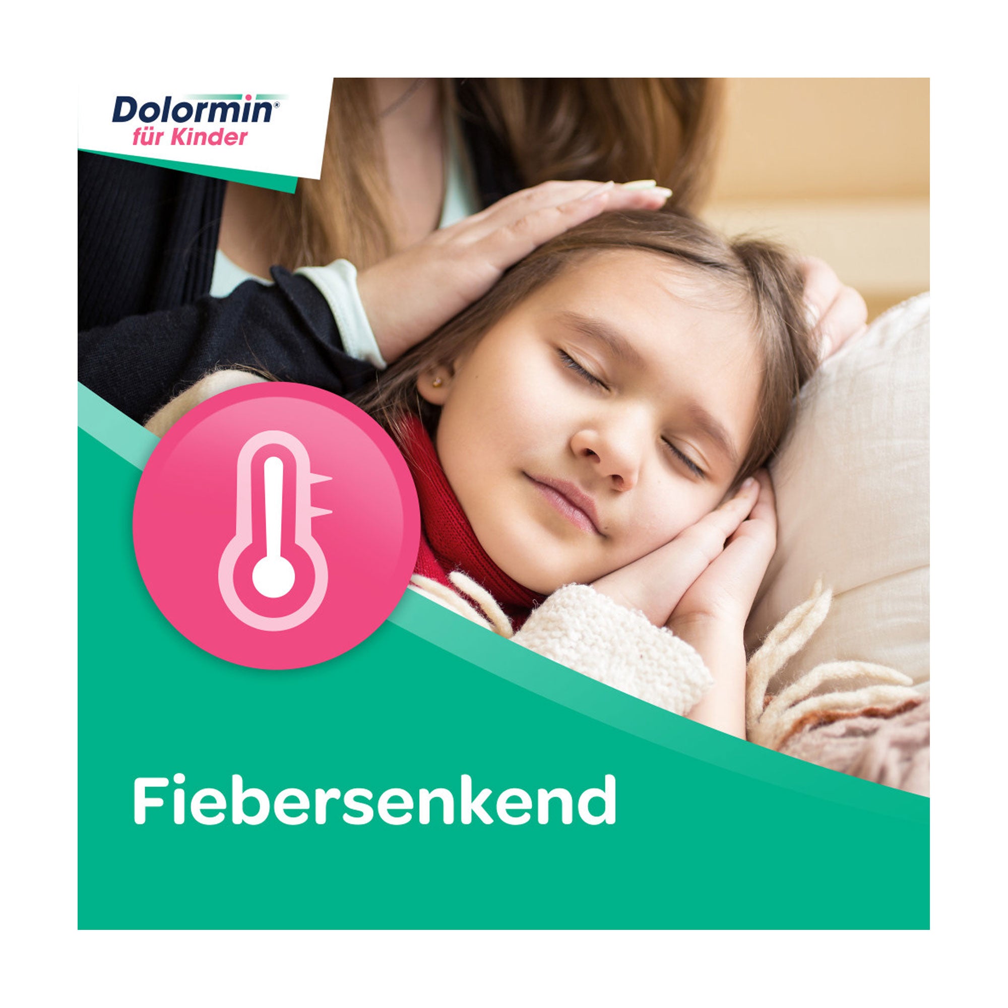 Grafik Dolormin für Kinder Ibuprofensaft 40 mg/ml Fiebersenkend