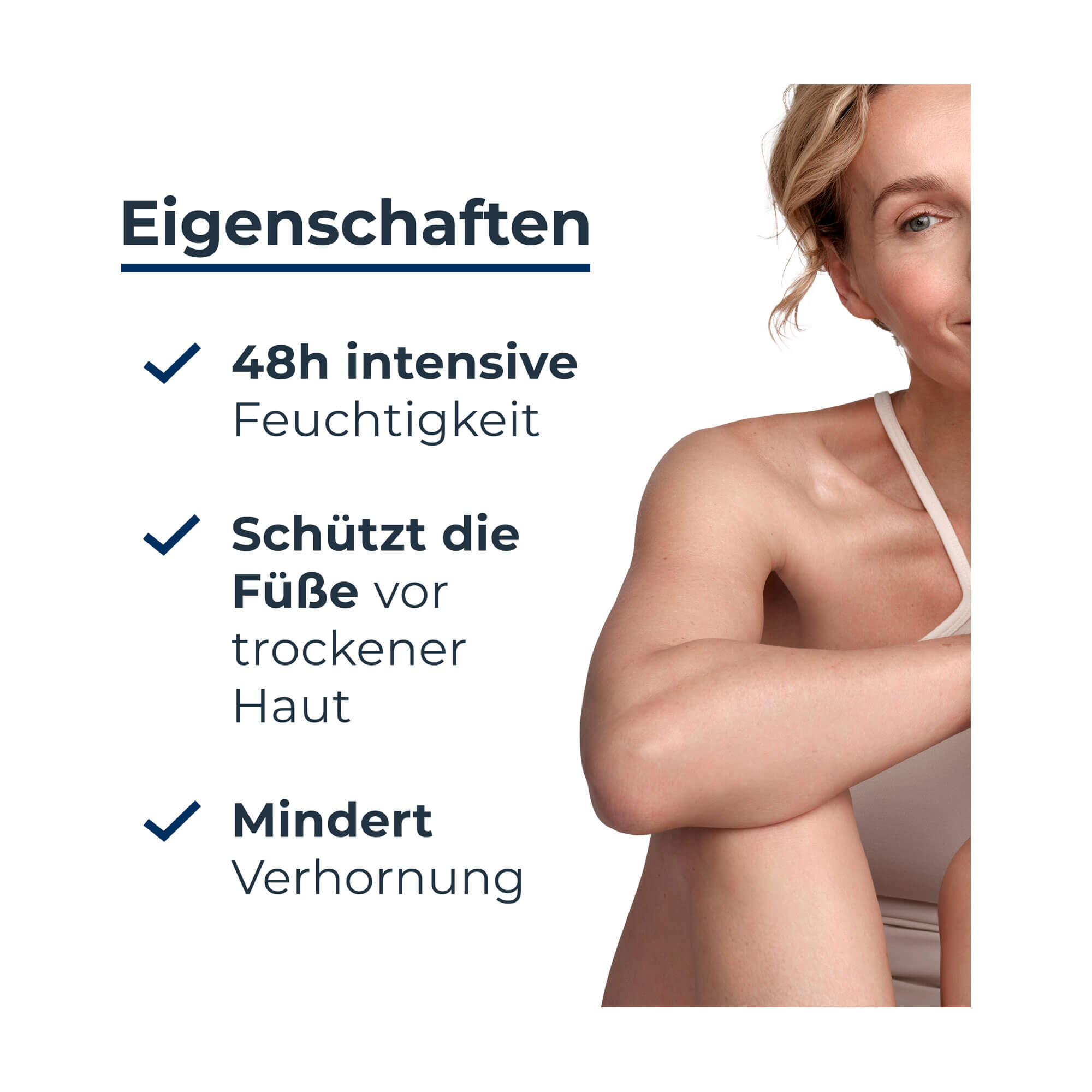 Grafik Eucerin UreaRepair Plus Fußcreme 10 % Produkteigenschaften