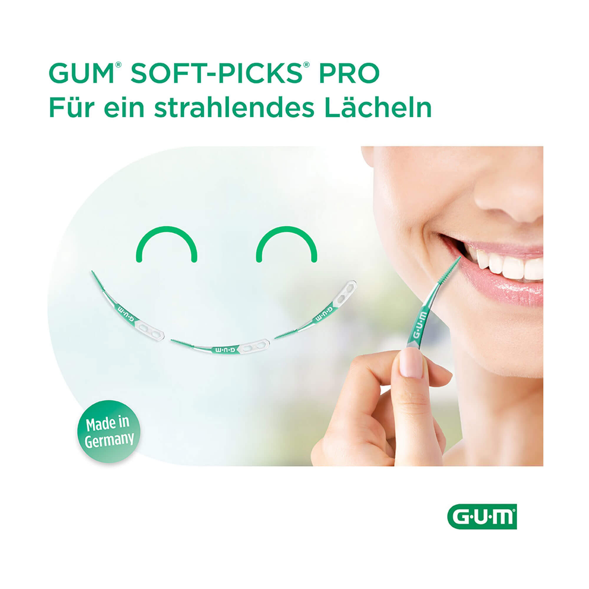 Grafik GUM Soft-Picks PRO Interdentalbüsten Large Made in Germany