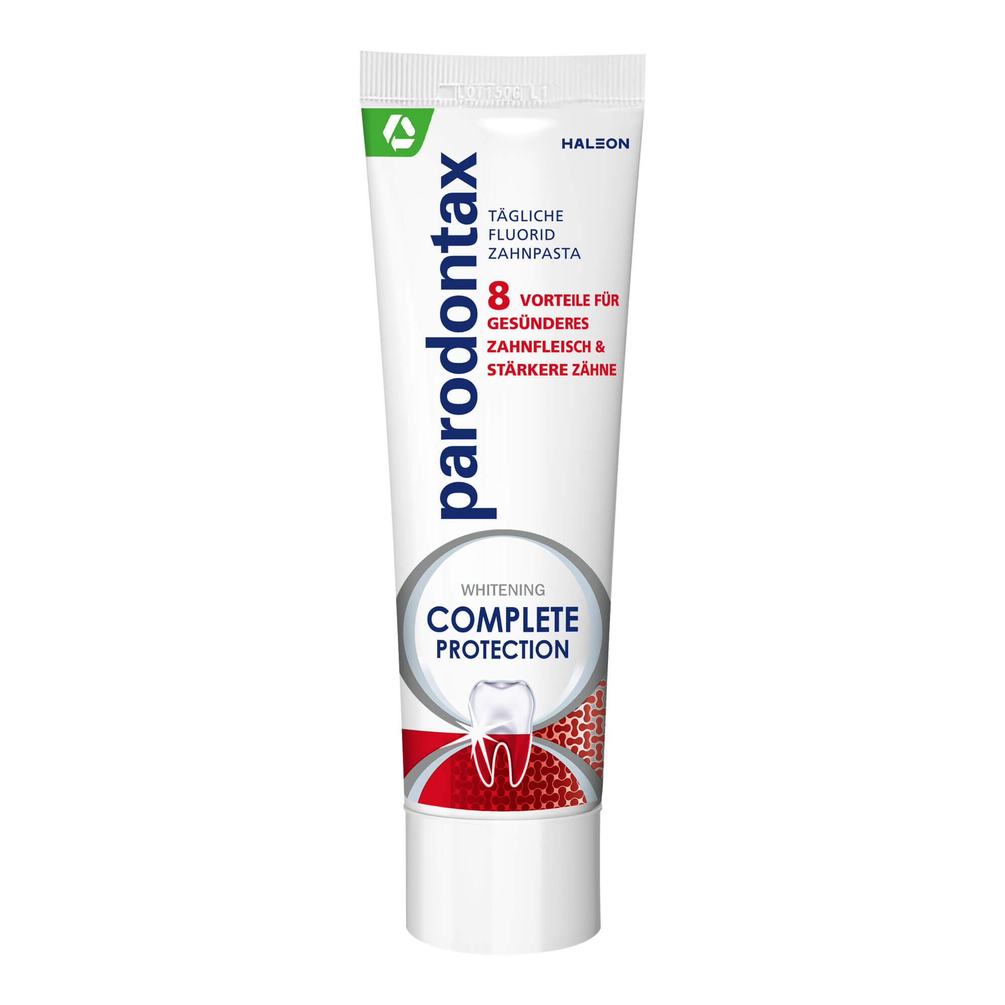 Parodontax Complete Protection Whitening Zahnpasta Tube