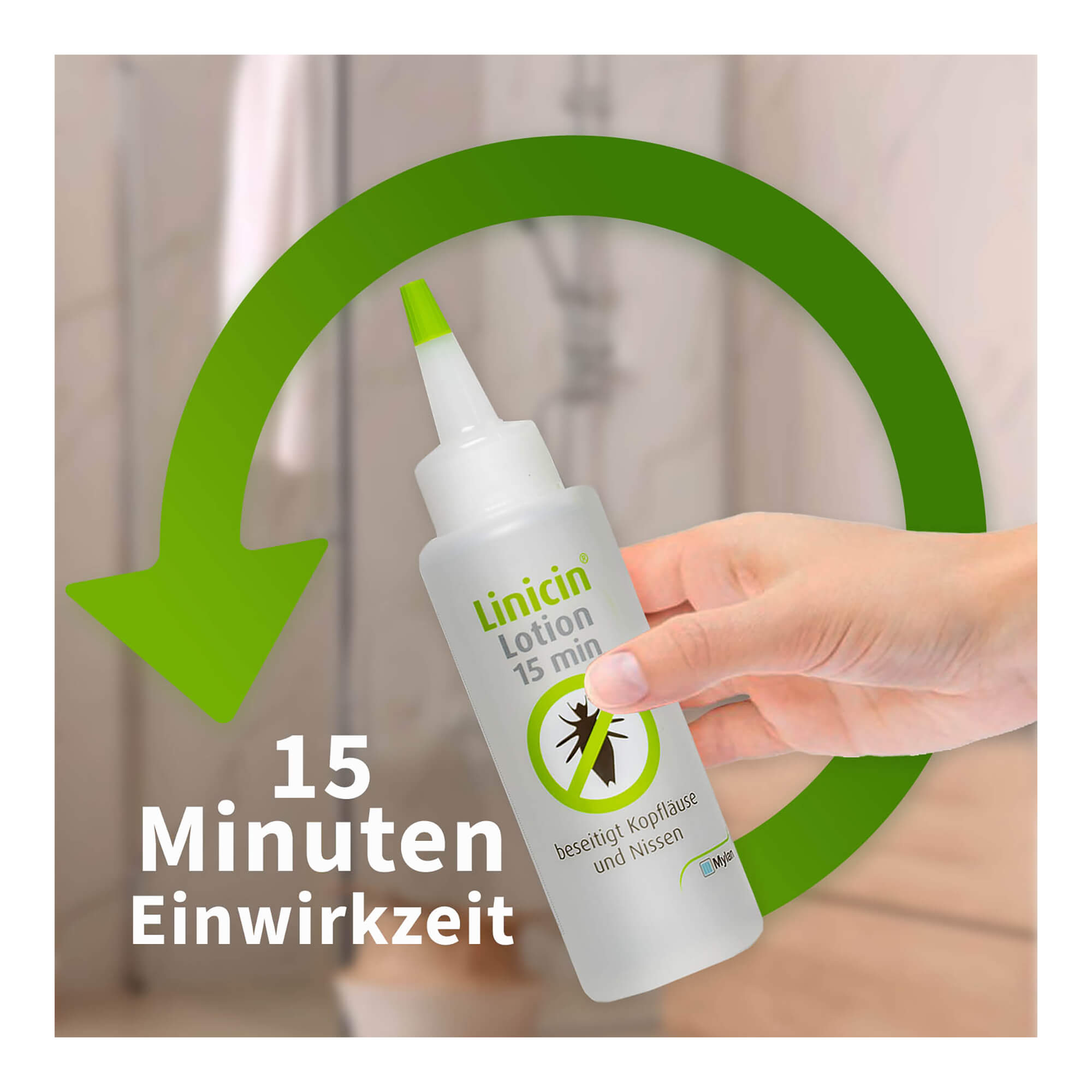 Linicin Lotion 15 Min mit Läusekamm