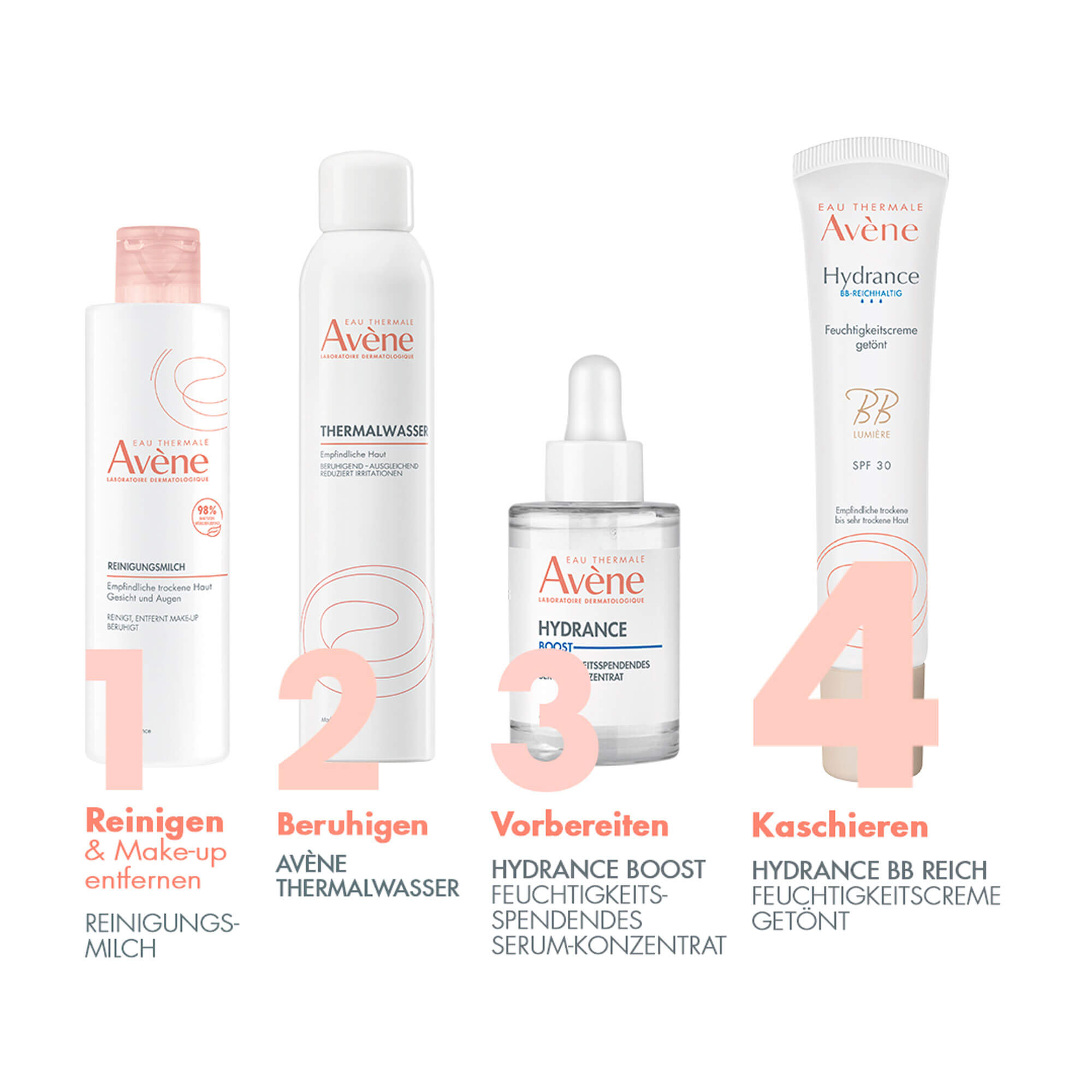 Avene Hydrance BB Creme getönt Pflegeroutine