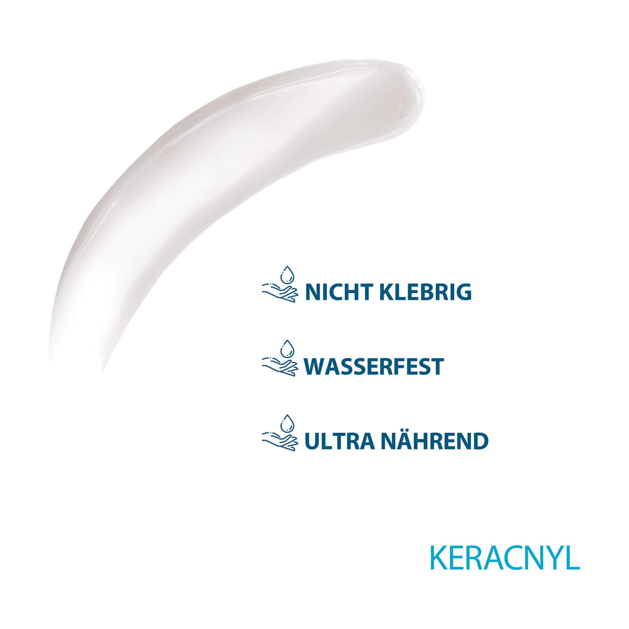 Grafik Ducray Keracnyl Repair Lippenbalsam Textur: nicht klebrig, wasserfest, ultra nährend